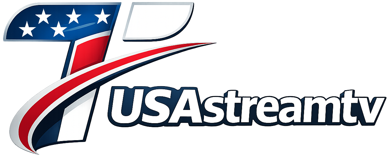 IPTV USA streaming on Smart TV showing live TV and movies